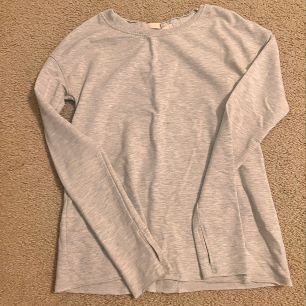 Sweatshirt with back tie detail